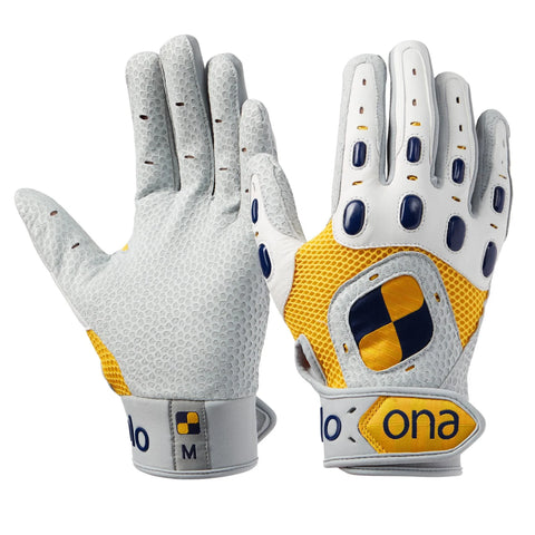 Ona Power Yellow Polo Gloves