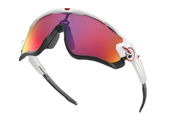 Oakley jawbreaker top polished white