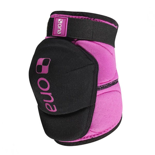 Ona Black and Magenta Elbow Pads