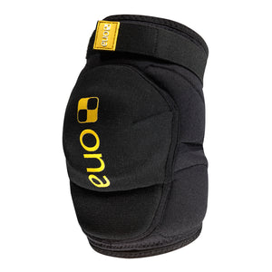 Ona Black and Yellow Logo Elbow Pad